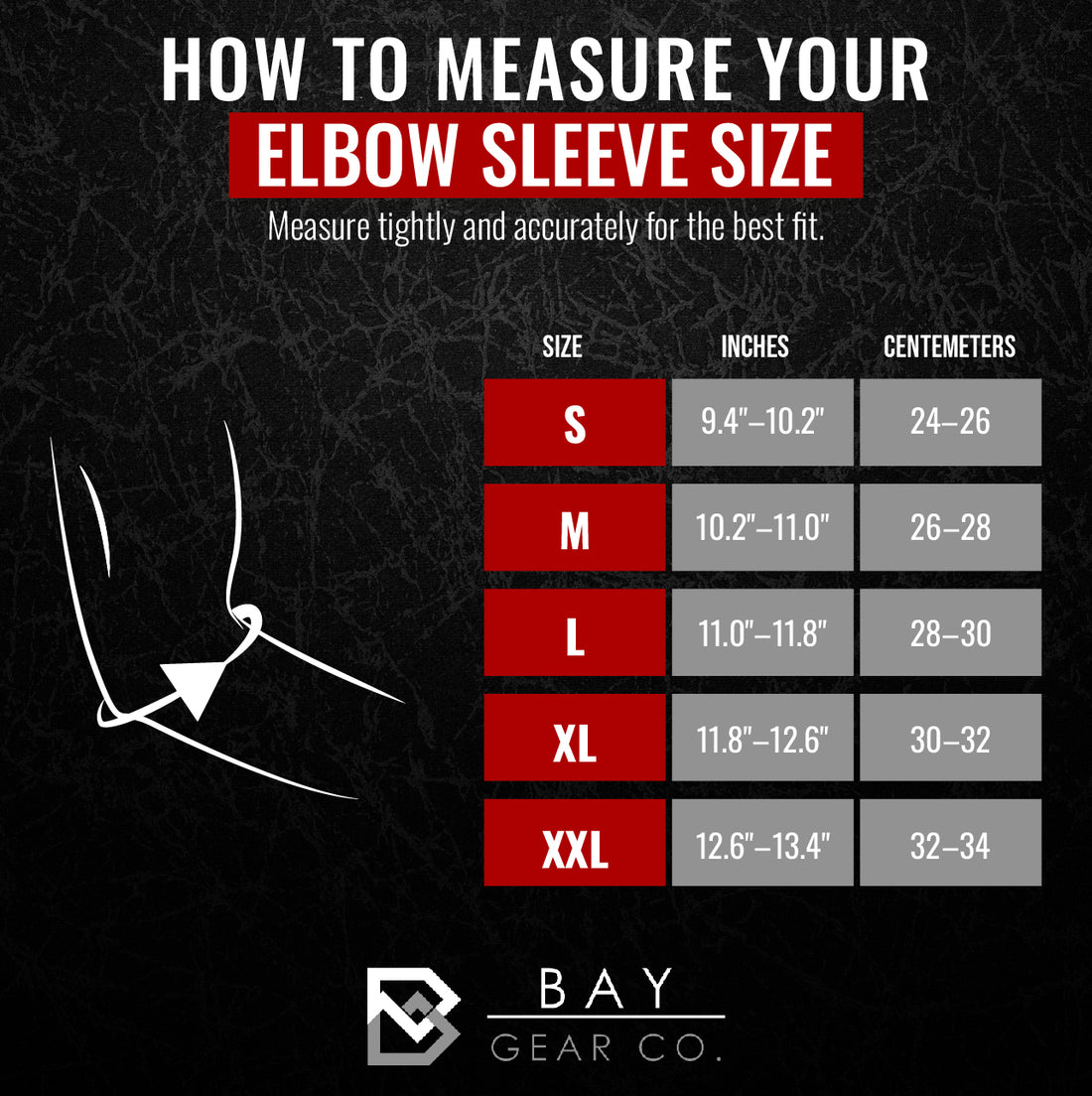 Bay Gear Co. - Elbow Sleeves - Black